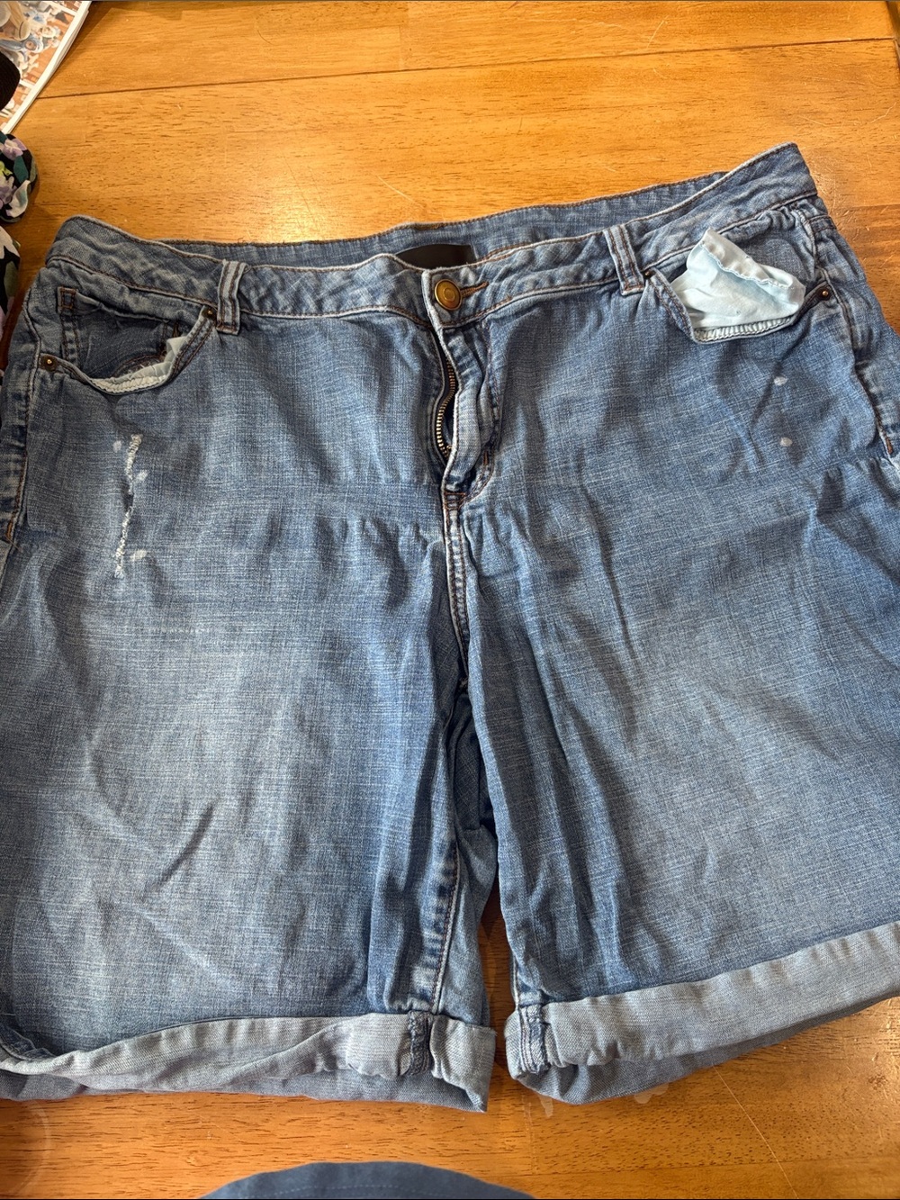 Venezia Light Blue Denim Jean Shorts